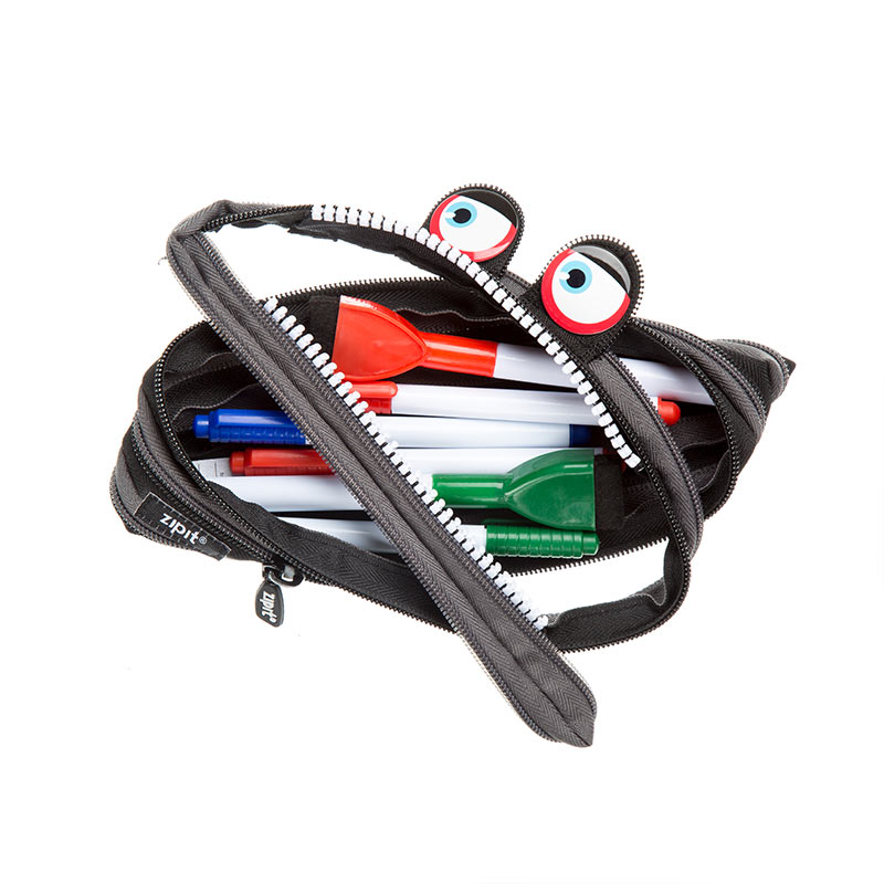 Pencil case ZIPIT Wildlings Pouch, ZTM-WD-BG, Black