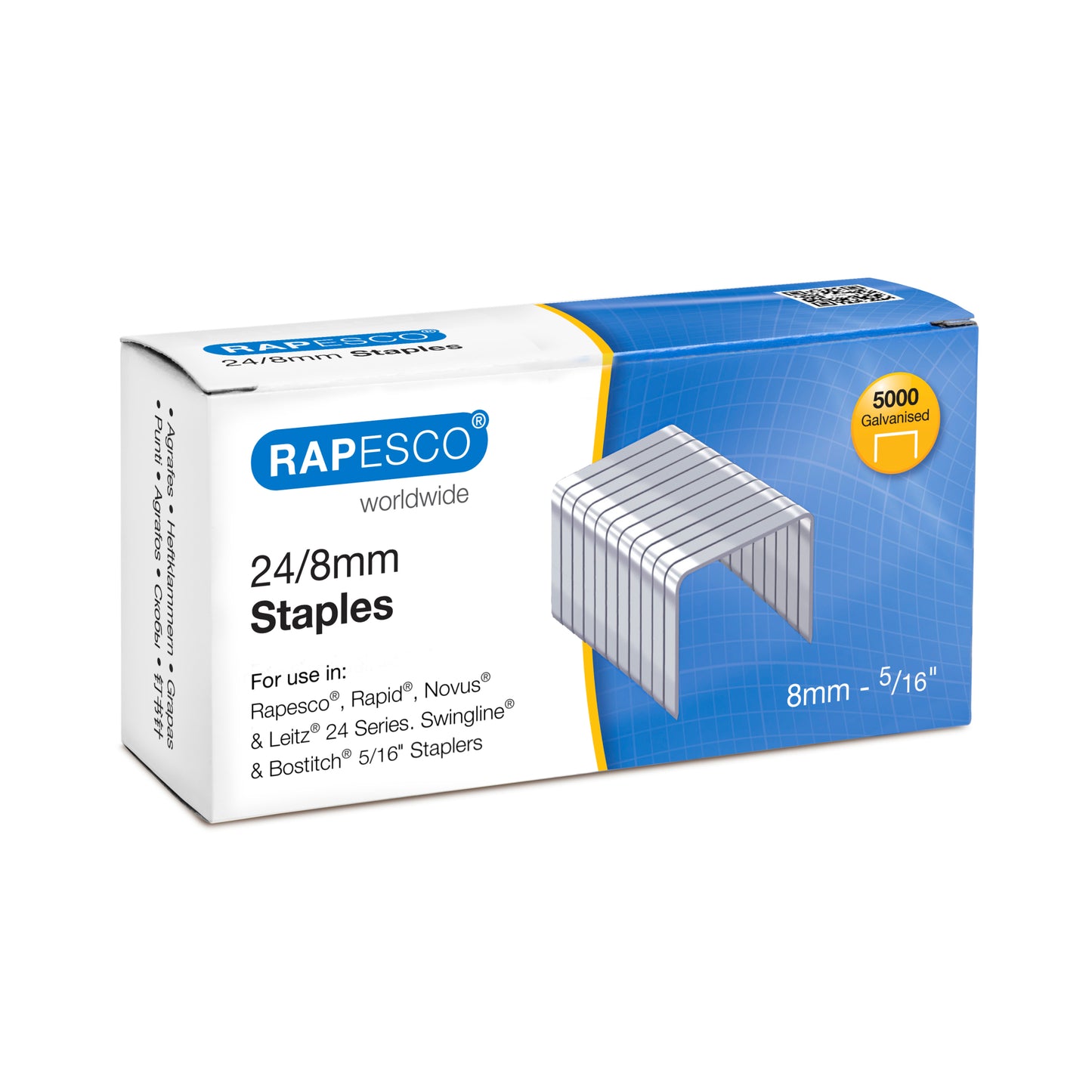 Sąsagėlės Rapesco 24/8mm (dėž. 5000 vnt.)