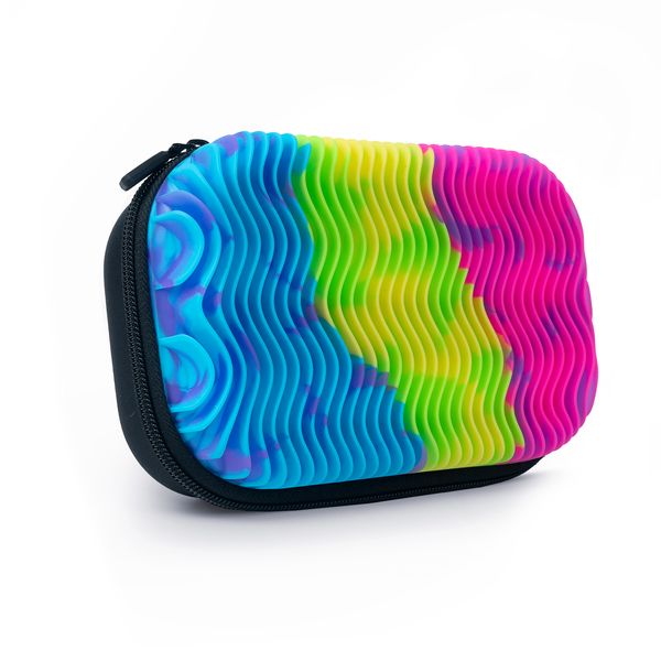 Penalas ZIPIT Wavey Silicone Storage Box, neoninė