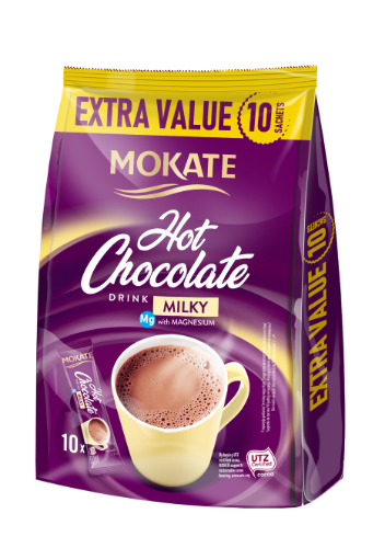 Chocolate drink MOKATE Milk, in a bag, 10 x 18 g