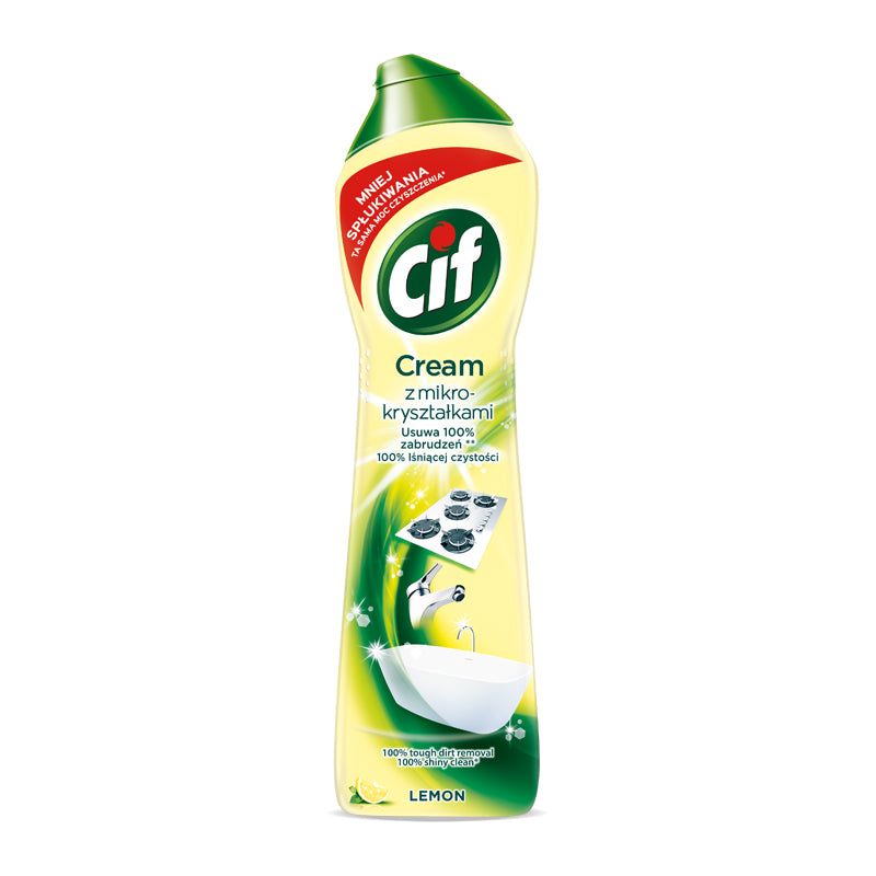 CIF Lemon Cream Cleaner, 500ml