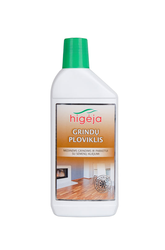 Grindų ploviklis HIGĖJA su sėmenų aliejumi, 450 ml