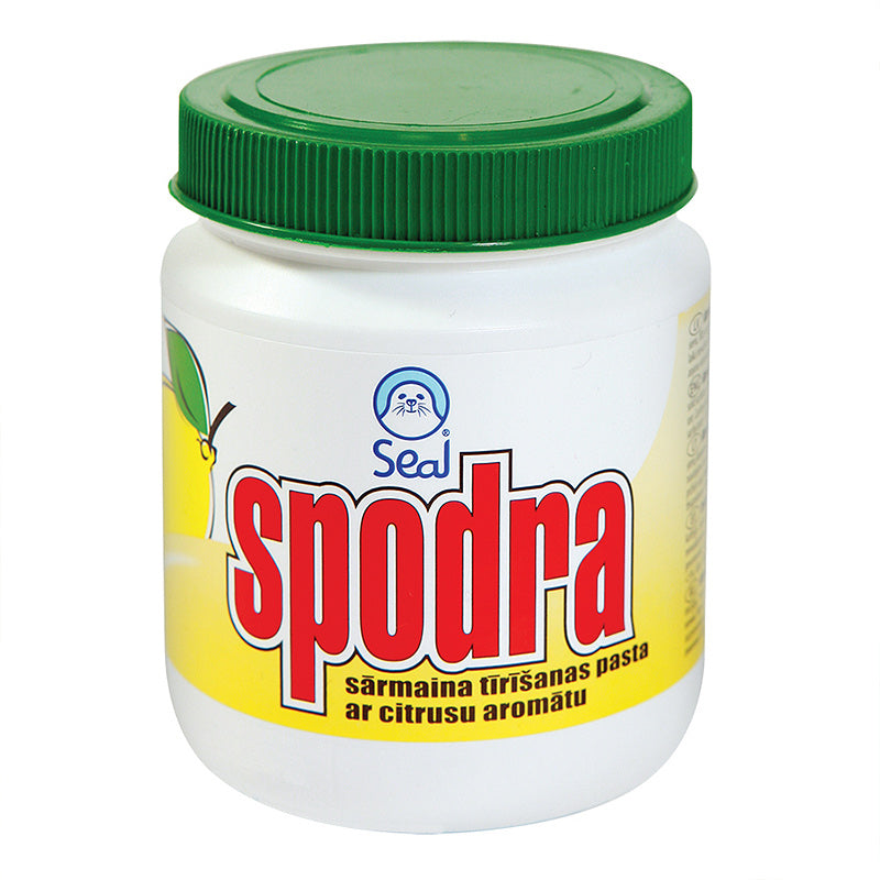 SPODRA exfoliating paste, 350 g, lemon scent