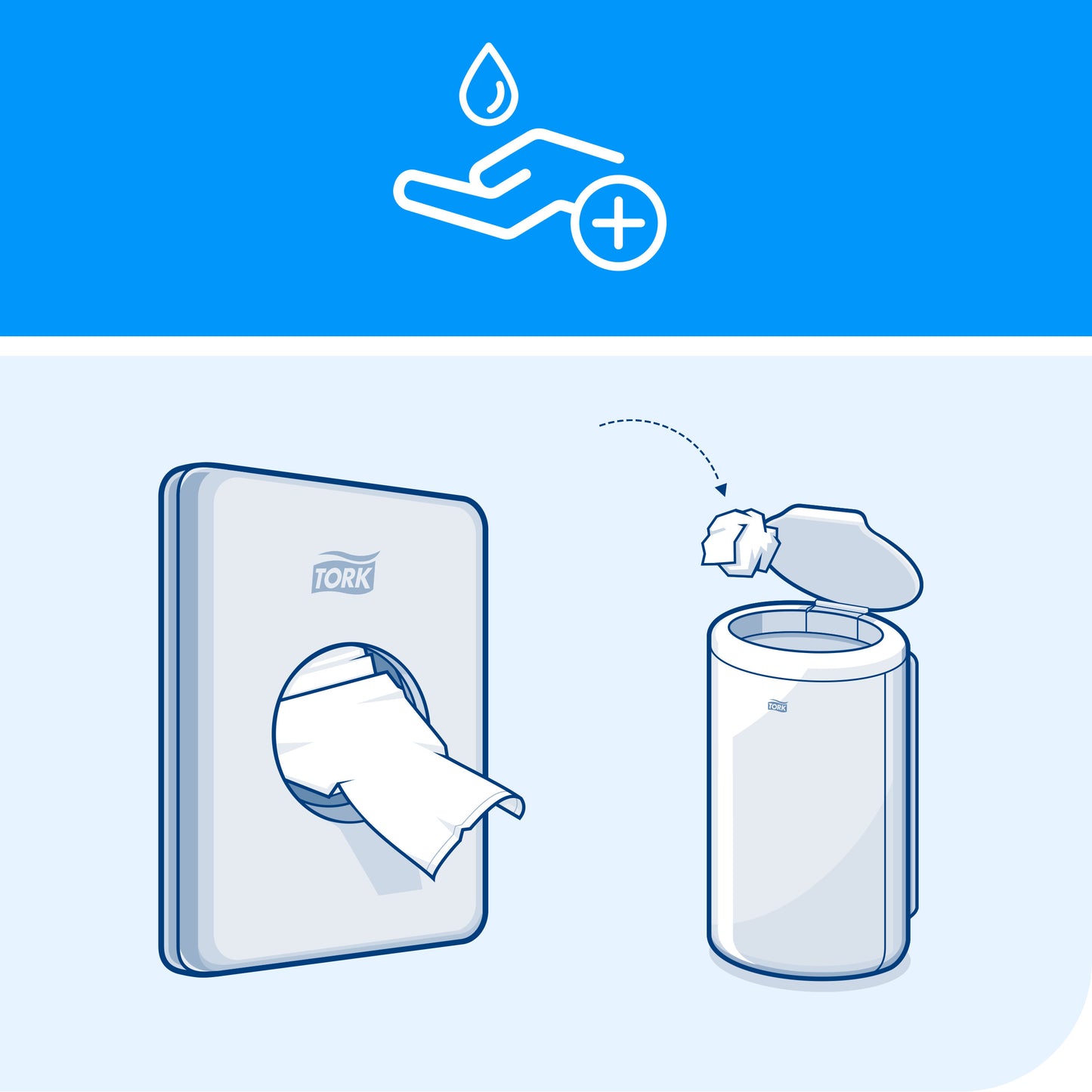 Higieniniai maišeliai TORK B3 204041, baltos spalvos