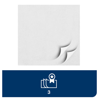 Servetėlės TORK SOFT LUNCH, 3 sl., 150 vnt., 33 x 32.6 cm, balta 477414