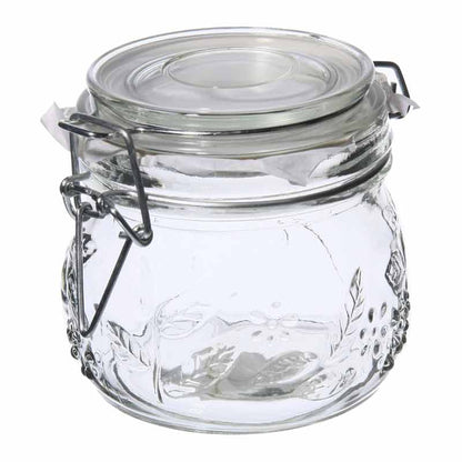 Indas su dangčiu,  0,5 l, stiklinis