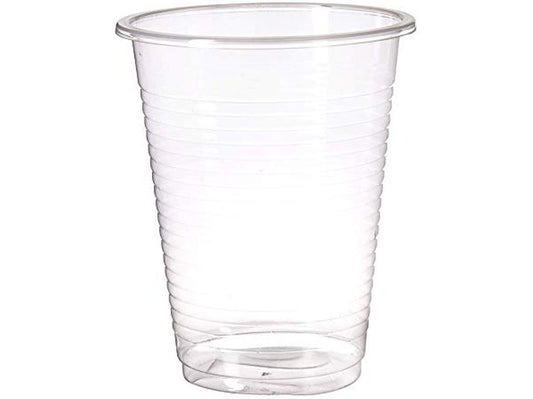 Vienkartinės stiklinės, 200 ml, 100 vnt., permatomos