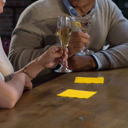 Kokteilių servetėlės TORK 477823, geltona sp.