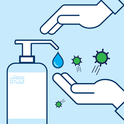 TORK hand sanitizer gel with pump, 511103, 500 ml