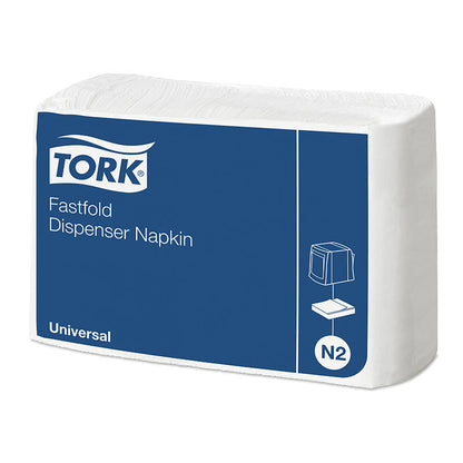 Napkins TORK Universal N2, white, 1 ply, 300 servt., 30 x 25cm 10933