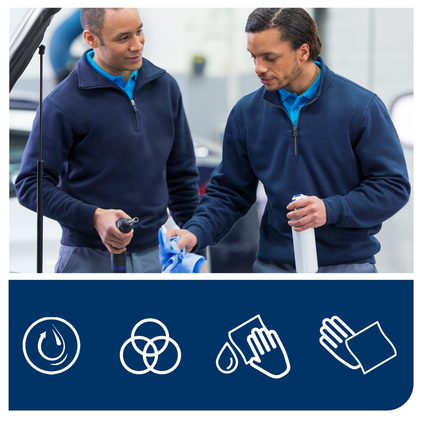 Industrial paper TORK Advanced 420 W1/W2, 130052, 2 ply, 23.5 cm x 255 m, blue