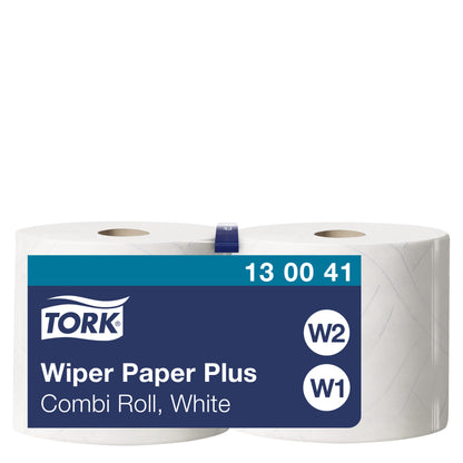Industrial paper TORK Advanced 420 W1/W2, 130041, 2 ply, 23.5 cm x 255 m, white