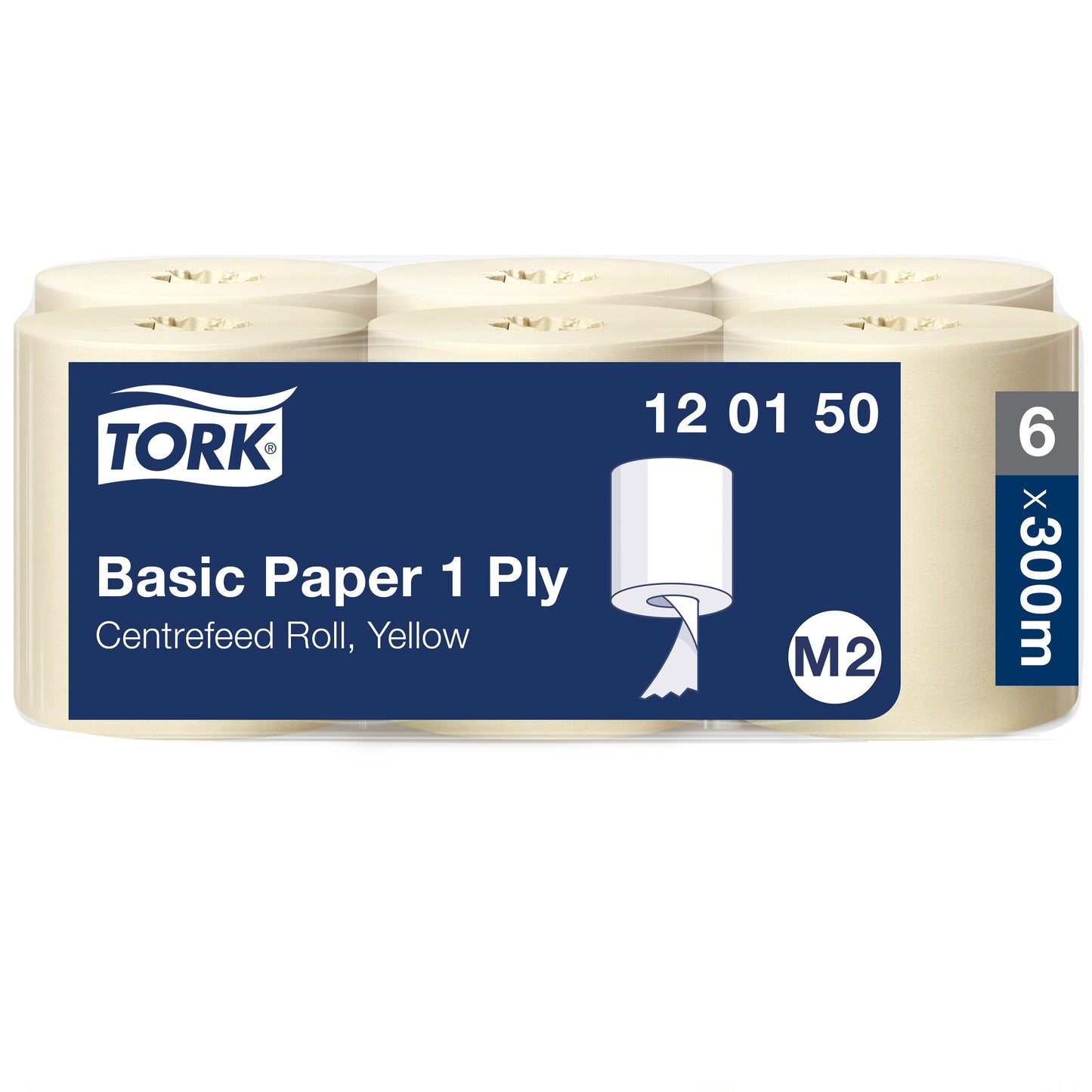 Paper towels TORK UNIVERSAL 310, M2 120150, 1 ply, 20.5 cm x 300 m, yellow