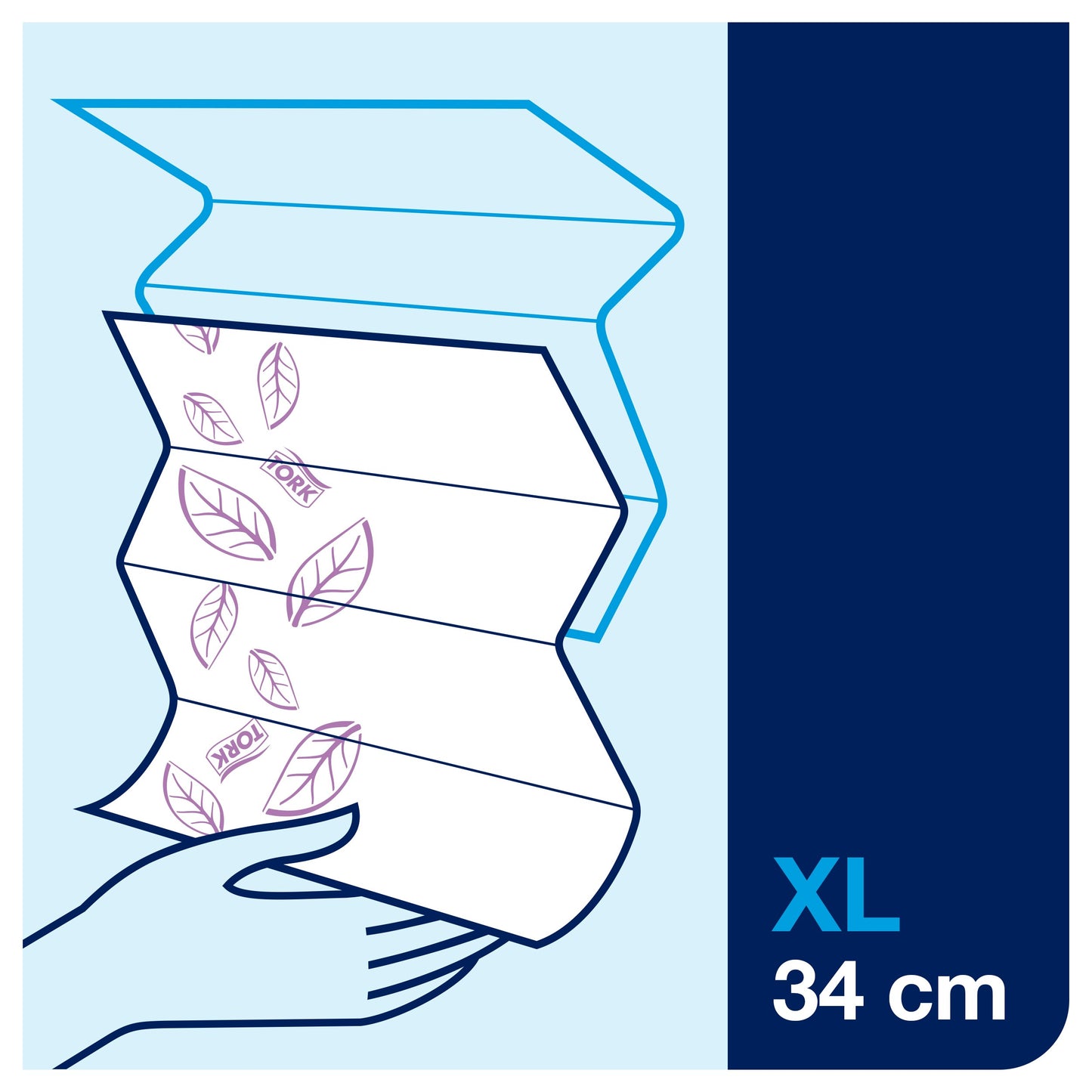 Hand cleaning paper TORK PREMIUM EXTRA SOFT, H2 100297, 2 ply, 100 serv., 21.2 x 34 cm, white