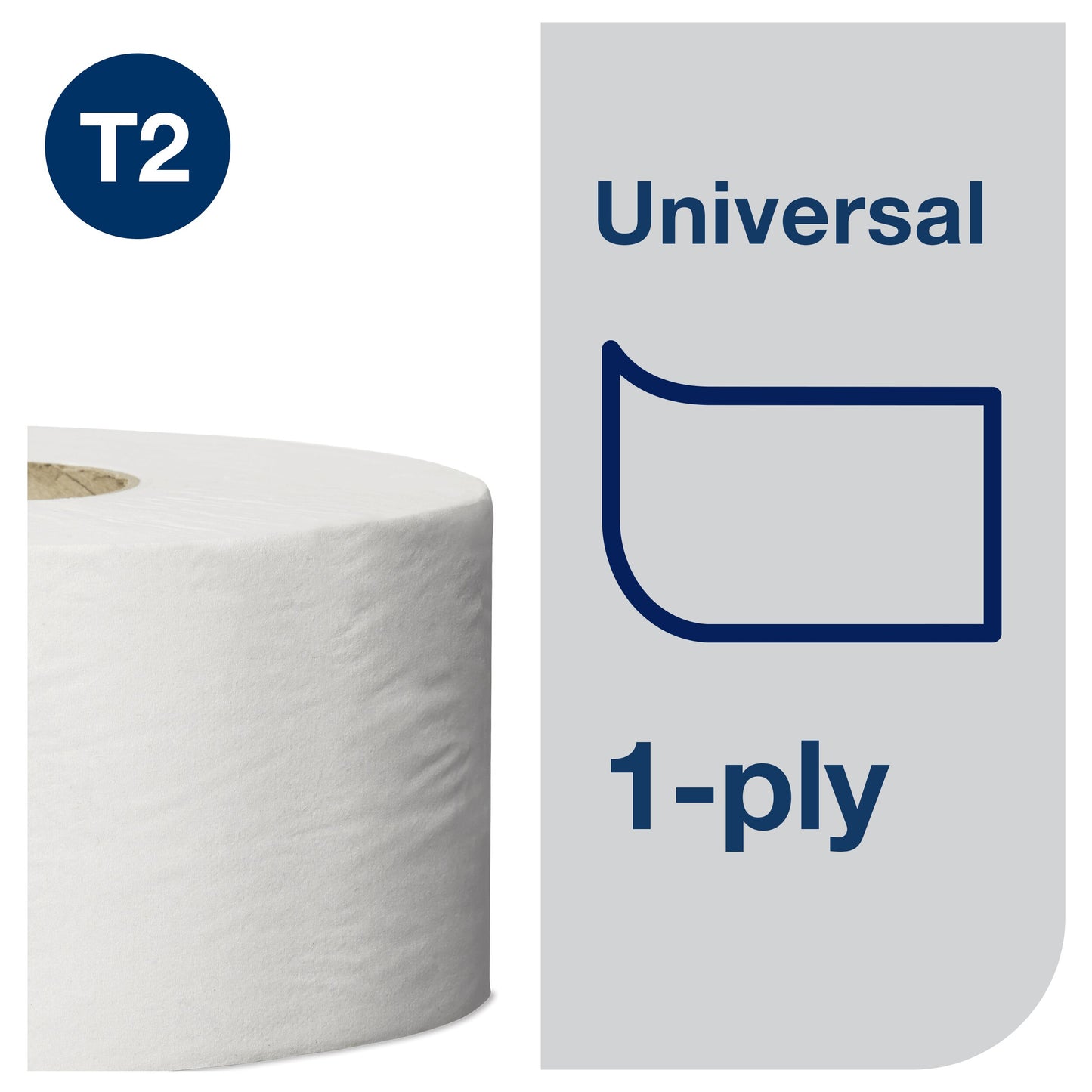 Toilet paper TORK UNIVERSAL MINI JUMBO,T2 120161, 1 ply, 9.4 cm x 240 m, unbleached