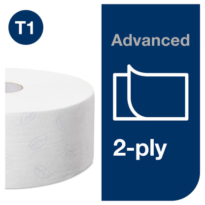 Toilet paper TORK ADVANCED JUMBO T1,120272, 2 rolls, 9.7 cm x 360 m, white