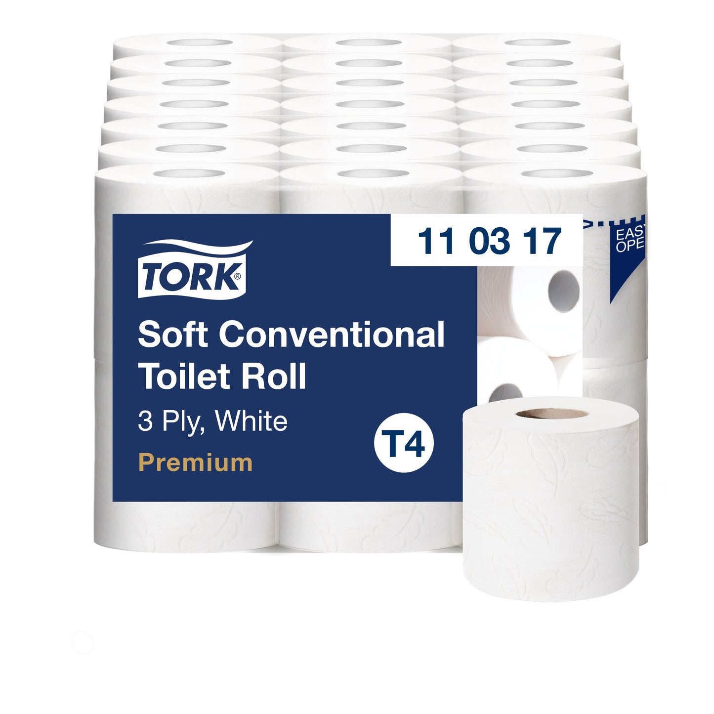 Toilet paper TORK PREMIUM EXTRA SOFT T4, 110317, 9.9cmx34.72m, 3 ply, 6 pcs/pack.