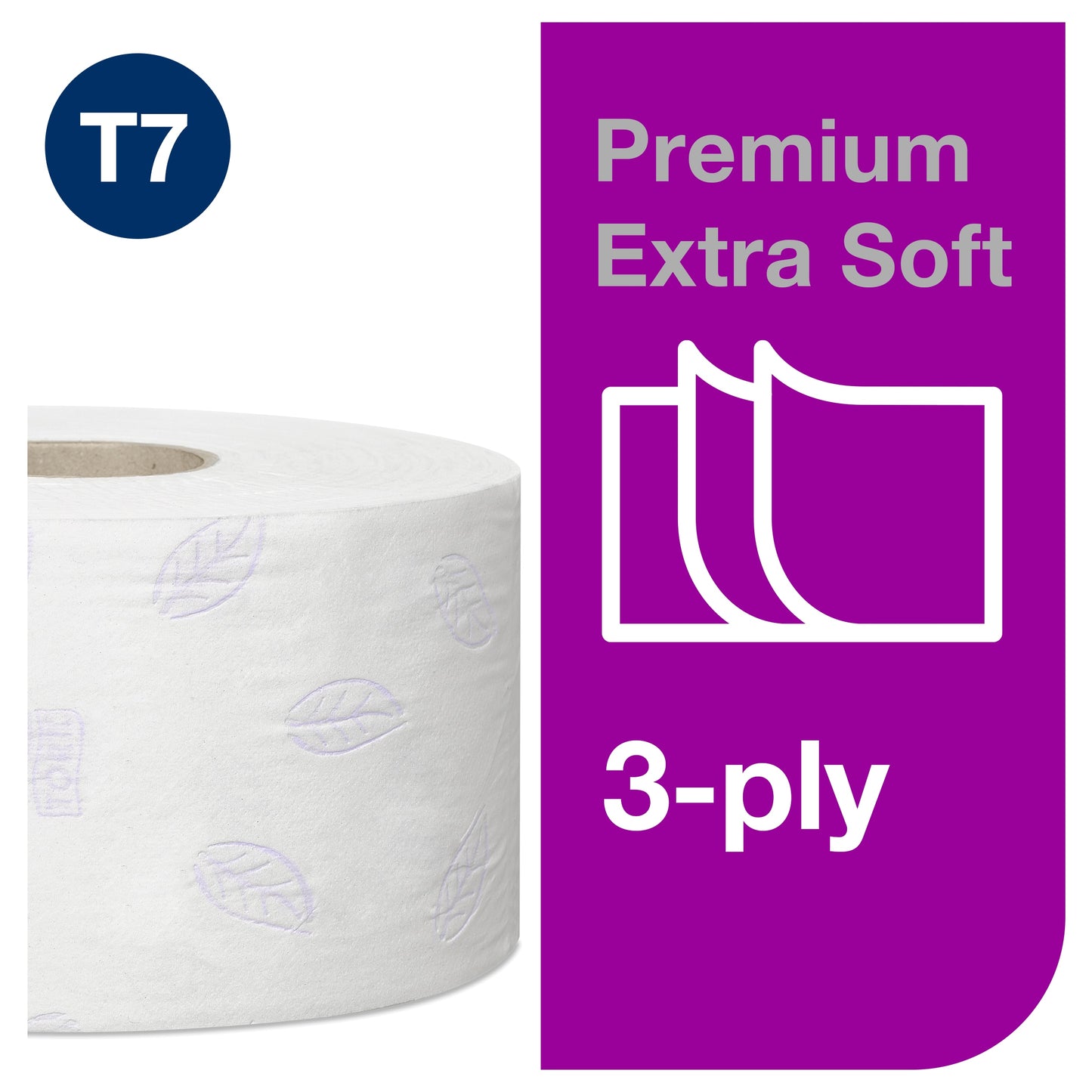 Toilet paper TORK PREMIUM MINI JUMBO EXTRA SOFT T2, 3 ply, 9.4 cm x 120 m, 110255