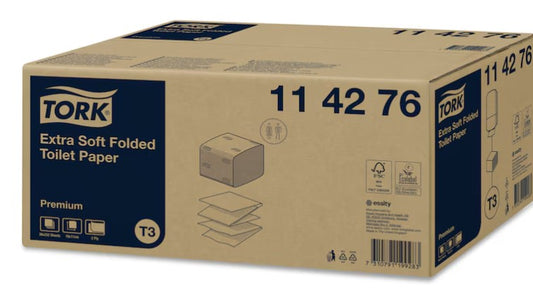 Toilet paper TORK EXTRA SOFT, T3 114276, 2nd roll, 11 x 19 cm, white