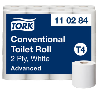 Toilet paper TORK ADVANCED T4, 110284, 2 ply, 10cmx34.72m, 24 pcs/pack.