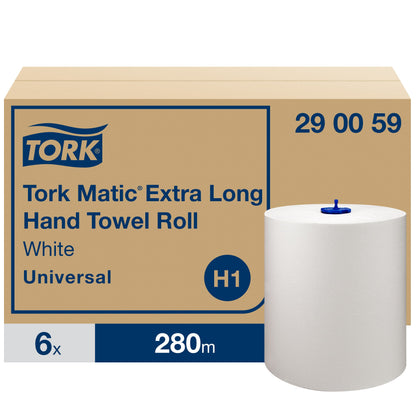 Paper towels TORK UNIVERSAL H1, 290059, 1 ply, 1220 serv., 21 cm x 280 m, white