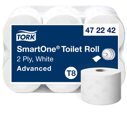 Toilet paper TORK, 472242, SMARTONE, 2 ply, 13.4x18 cm, 207 m, white