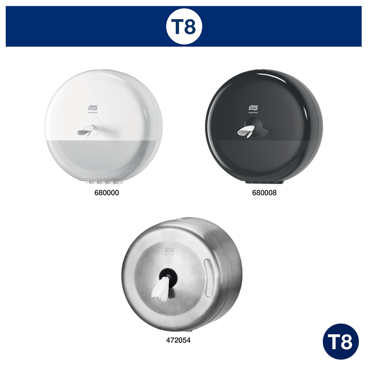 Toilet paper TORK, 472242, SMARTONE, 2 ply, 13.4x18 cm, 207 m, white