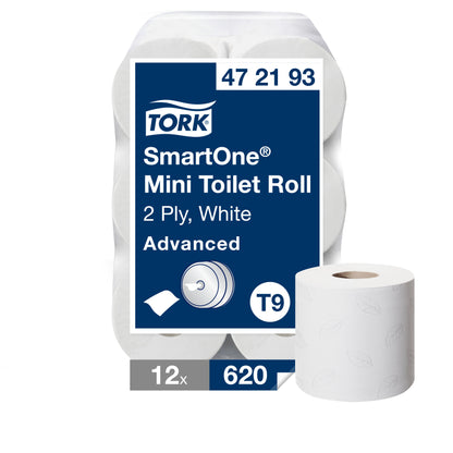 Toilet paper TORK, 472193, SMARTONE MINI, 2 ply, 13.4x18 cm, 111 m, white, 1 pc.