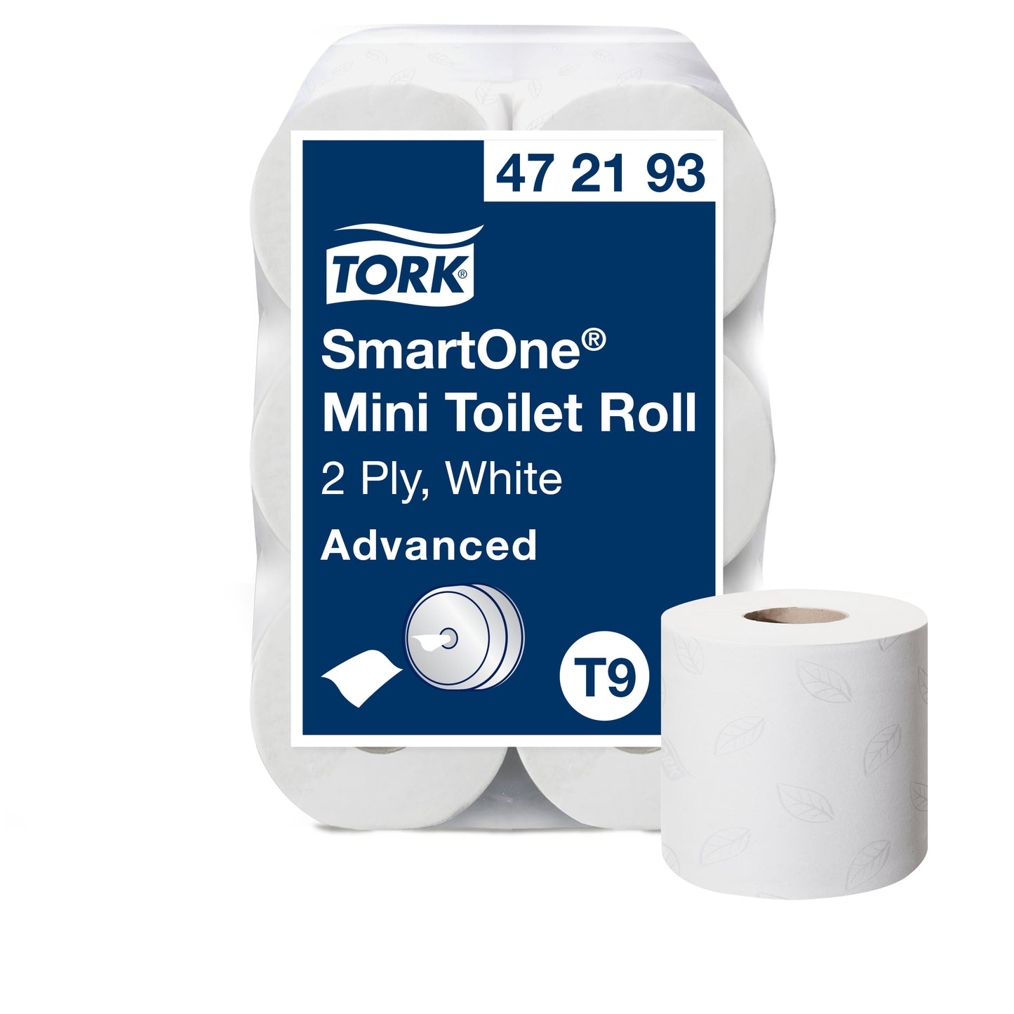 Toilet paper TORK, 472193, SMARTONE MINI, 2 ply, 13.4x18 cm, 111 m, white, 1 pc.