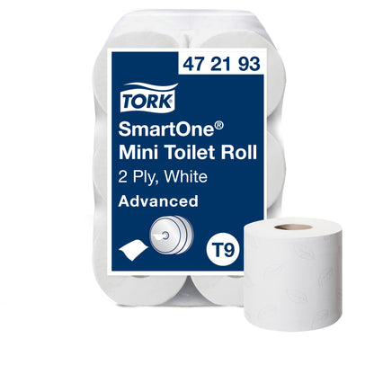 Toilet paper TORK, 472193, SMARTONE MINI, 2 ply, 13.4x18 cm, 111 m, white, 1 pc.