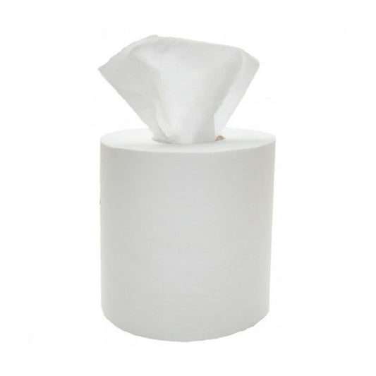 Paper towels GRUINE, 1 ply, 20cm x 120m, white, 100% cellulose, coreless