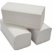Hand cleaning wipes HARMONY, 2 ply, V-fold, 25 x 21cm, white, 100% cellulose