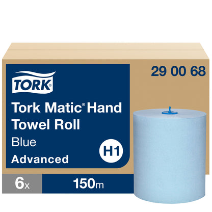 Paper towels TORK H1 Advanced Matic, 2 ply, 150 m, blue, 290068
