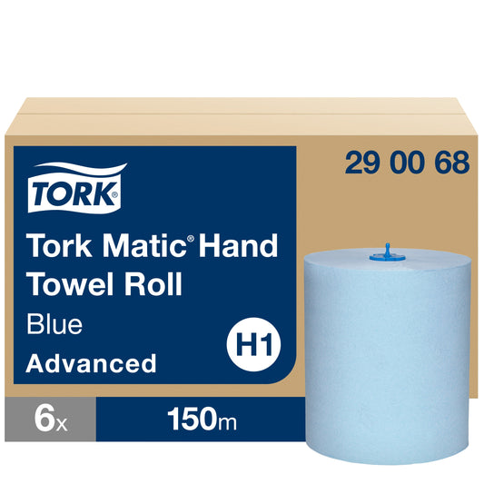Paper towels TORK H1 Advanced Matic, 2 ply, 150 m, blue, 290068