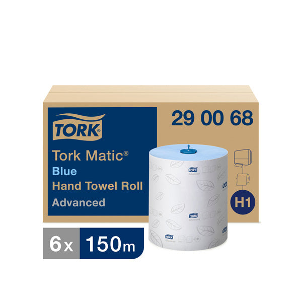 Paper towels TORK H1 Advanced Matic, 2 ply, 150 m, blue, 290068