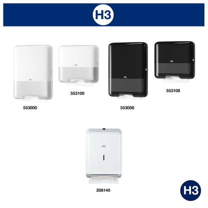 Hand cleaning wipes TORK Soft Singlefold H3, 290143, 2 ply, 250 serv., 23 x 22.6 cm, white