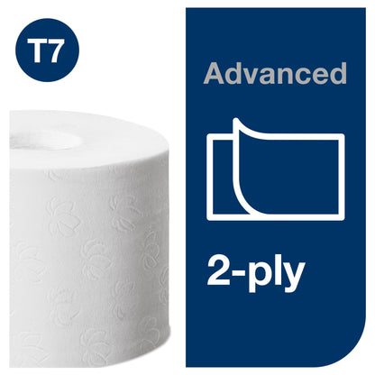 Toilet paper TORK Advanced Mid-size T7 472199, coreless, 2 ply, 9.3cmx103.5m, 36 pcs/pack.