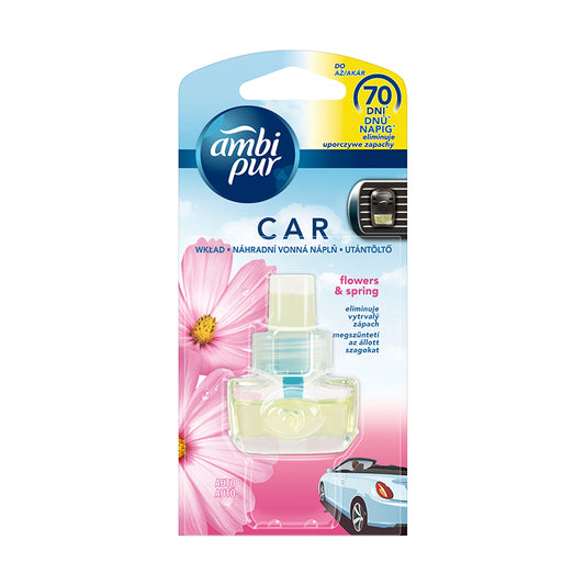 Car air freshener replacement AMBI PUR Car Flowers, 7 ml