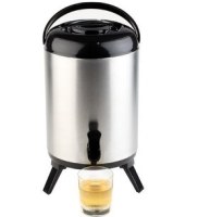 Termosas skysčiams, nerūdijančio plieno,  su kraneliu, 9,5 l, D 24 cm, H 42 cm, 1 vnt