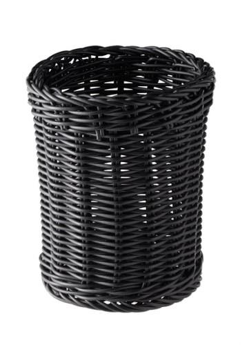Basket, for tools, polypropylene, black, D 12 cm, H 15 cm, 1 pc.