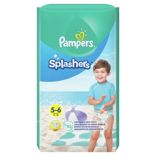 Sauskelnės PAMPERS Pants Splashers, 5 dydis 14+ kg, 10 vnt.
