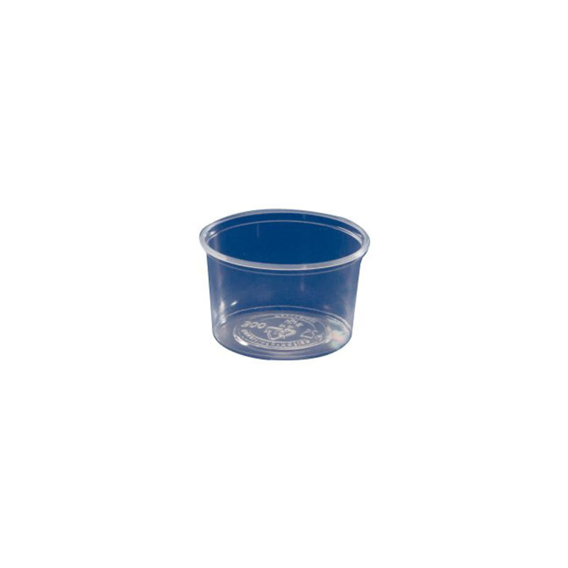 Vienkartinis indelis padažui, PP,  skaidrus,  D 71 mm, H 23 mm, 50 ml, 100 vnt.