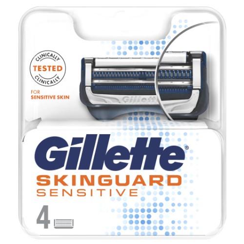 Skustuvo galvutės Gillette Skinguard, 4 vnt.