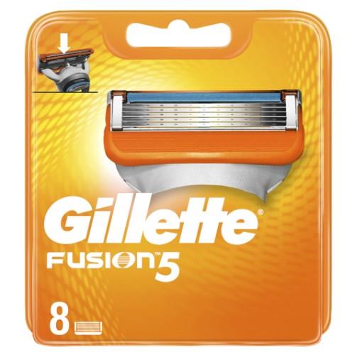 Skustuvo galvutės GILLETTE FUSION, 8 vnt.