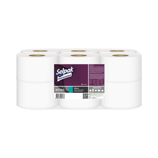 Toilet paper SELPAK, 2 layers, 150 meters, 435 sheets