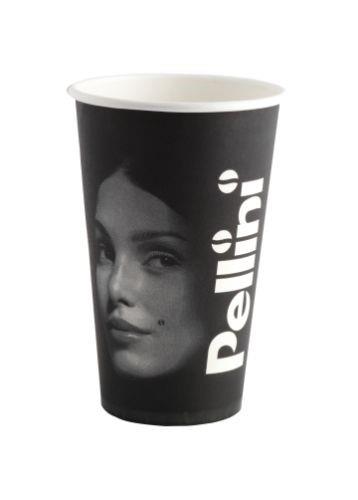 Disposable cups PELLINI, paper, 234 ml, D 80 mm, 50 pcs.