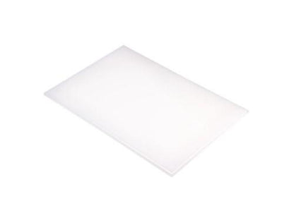 Cutting board, HDPE, white, 32.5 x 26.5 cm, H 1.2 cm, pcs.