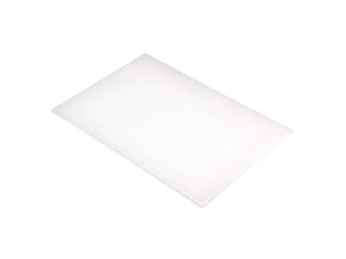 Cutting board, HDPE, white, 32.5 x 26.5 cm, H 1.2 cm, pcs.