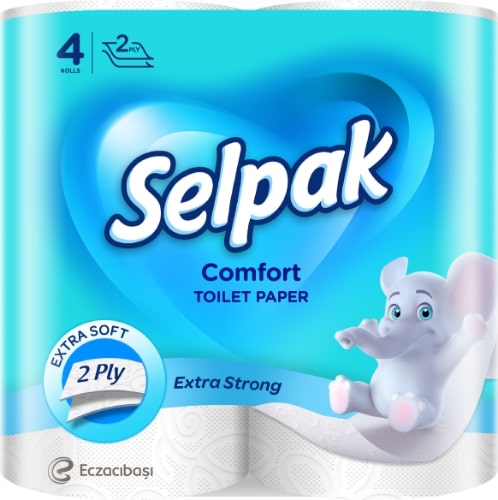 Toilet paper SELPAK comfort, 4 pcs., 2 rolls.