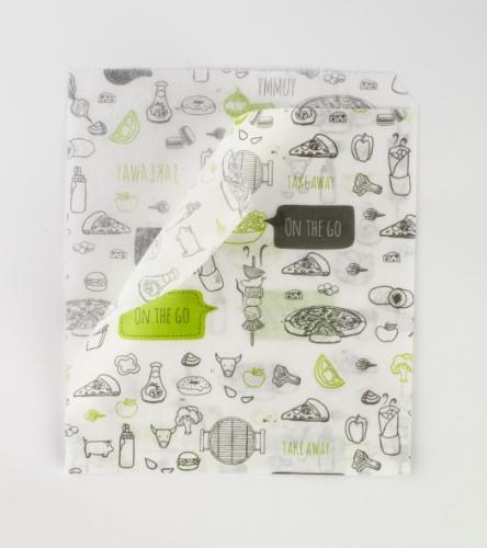 Burger bags, On The Go, 130x130 mm, paper, 250 pcs